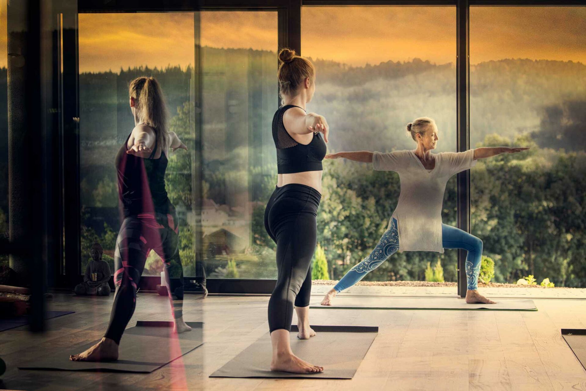 Gisela und Clara Bosrup im Wellnesshotel Lindenwirt im Bayrischen Wald