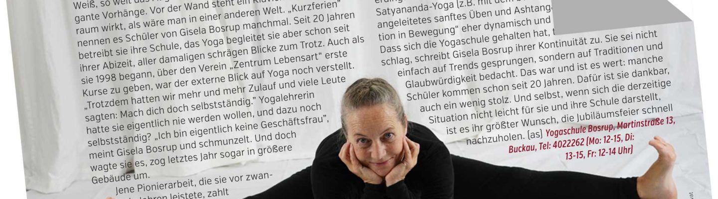 20 Jahre Yogaschule Bosrup - Artikel im Dates